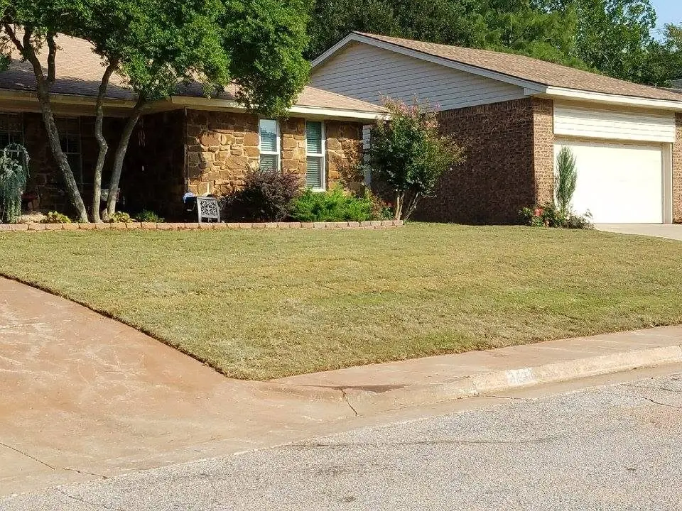 Lawn and driveway left clean after the work