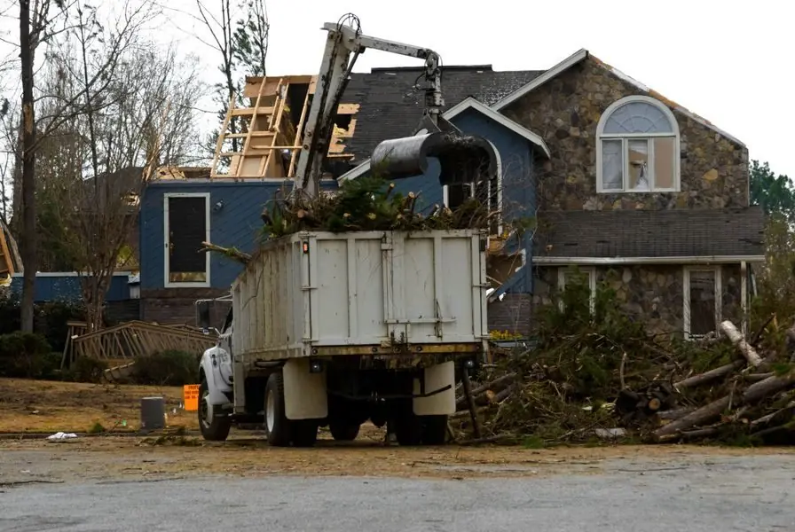 Storm cleanup & debris removal
